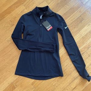 Womens Nike Pro Half-Zip Dri-fit long sleeve top